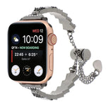 シェルビーズチェーンブレスレットメタルウォッチバンド、Apple Watch 42mm用、Apple Watch 38mm用