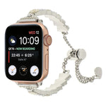 シェルビーズチェーンブレスレットメタルウォッチバンド、Apple Watch 42mm用、Apple Watch 38mm用