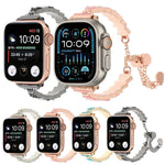 シェルビーズチェーンブレスレットメタルウォッチバンド、Apple Watch 42mm用、Apple Watch 38mm用