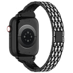 デビルアイダイヤモンドブレスレットメタルウォッチバンド、Apple Watch SE 40mm用、Apple Watch SE 44mm用、Apple Watch Series 6 40mm用、Apple Watch Series 6 44mm用、Apple Watch Series 5 44mm用、Apple Watch Series 5 40mm用、Apple Watch Series 4 44mm用
