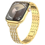 デビルアイ ダイヤモンド ブレスレット メタルウォッチバンド、Apple Watch 42mm用、Apple Watch 38mm用