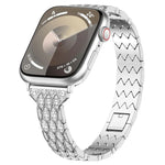 デビルアイ ダイヤモンド ブレスレット メタルウォッチバンド、Apple Watch 42mm用、Apple Watch 38mm用