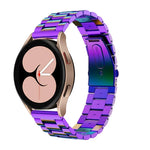 フラットヘッド スリービーズ ステンレススチール 時計バンド、Samsung Galaxy Watch6 / 6 Classic 用