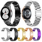 フラットヘッド スリービーズ ステンレススチール 時計バンド、Samsung Galaxy Watch6 / 6 Classic 用