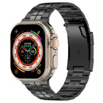 べっ甲バックル チタンステンレス製ウォッチバンド、Apple Watch SE 2023 44mm用、Apple Watch SE 2023 40mm用、Apple Watch Ultra 2 49mm用、Apple Watch Series 9 45mm用、Apple Watch Series 9 41mm用、Apple Watch Ultra 49mm用、Apple Watch Series 8 41mm用