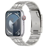 べっ甲バックル チタンステンレス製ウォッチバンド、Apple Watch SE 2023 44mm用、Apple Watch SE 2023 40mm用、Apple Watch Ultra 2 49mm用、Apple Watch Series 9 45mm用、Apple Watch Series 9 41mm用、Apple Watch Ultra 49mm用、Apple Watch Series 8 41mm用