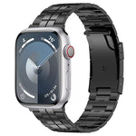 トータスバックルチタン鋼ウォッチバンド、Apple Watch SE 40mm用、Apple Watch SE 44mm用、Apple Watch Series 6 40mm用、Apple Watch Series 6 44mm用、Apple Watch Series 5 44mm用、Apple Watch Series 5 40mm用、Apple Watch Series 4 44mm用