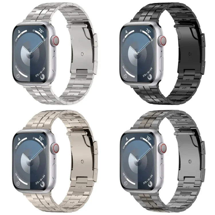 トータスバックル チタン鋼ウォッチバンド、Apple Watch 42mm用、Apple Watch 38mm用