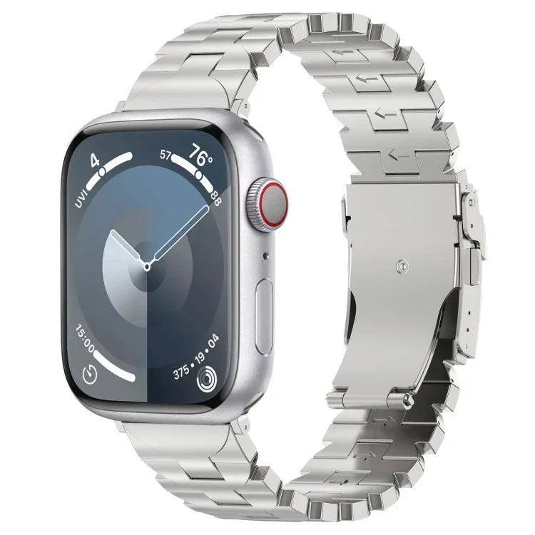 バタフライタイプ チタン鋼ウォッチバンド、Apple Watch 42mm用、Apple Watch 38mm用