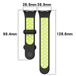 Two Color Silicone Sports Watch Band, For Redmi Watch 4