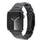 三連ステンレススチールウォッチバンド、Apple Watch SE 2023 44mm用、Apple Watch SE 2023 40mm用、Apple Watch Ultra 2 49mm用、Apple Watch Series 9 45mm用、Apple Watch Series 9 41mm用