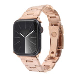 三連ステンレススチールウォッチバンド、Apple Watch SE 2023 44mm用、Apple Watch SE 2023 40mm用、Apple Watch Ultra 2 49mm用、Apple Watch Series 9 45mm用、Apple Watch Series 9 41mm用