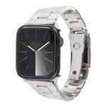 三連ステンレススチールウォッチバンド、Apple Watch SE 2023 44mm用、Apple Watch SE 2023 40mm用、Apple Watch Ultra 2 49mm用、Apple Watch Series 9 45mm用、Apple Watch Series 9 41mm用