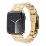 三連ステンレススチールウォッチバンド、Apple Watch Ultra 49mm用、Apple Watch Series 8 41mm用、Apple Watch Series 8 45mm用、Apple Watch SE 2022 40mm用、Apple Watch SE 2022 44mm用