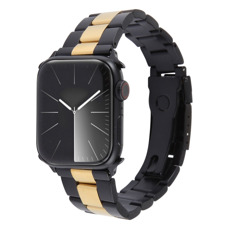 三連ステンレススチールウォッチバンド、Apple Watch Series 7 41mm用、Apple Watch Series 7 45mm用、Apple Watch SE 40mm用、Apple Watch SE 44mm用、Apple Watch Series 6 40mm用