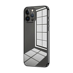 Transparent Plating Fine Hole Phone Case, For iPhone 13 Pro Max, For iPhone 13 Pro, For iPhone 13, For iPhone 12, For iPhone 12 Pro Max, For iPhone 12 Pro