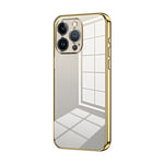 Transparent Plating Fine Hole Phone Case, For iPhone 13 Pro Max, For iPhone 13 Pro, For iPhone 13, For iPhone 12, For iPhone 12 Pro Max, For iPhone 12 Pro