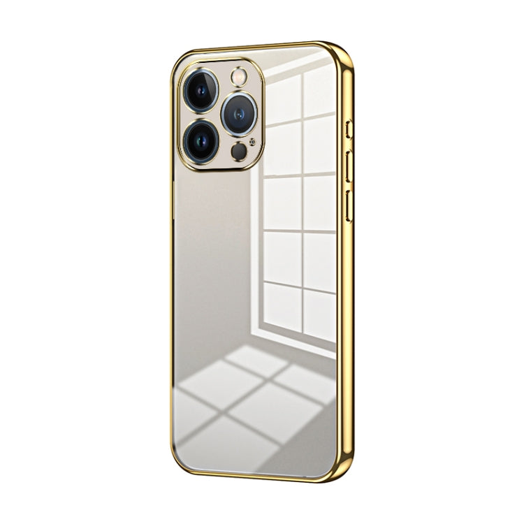 Transparent Plating Fine Hole Phone Case, For iPhone 13 Pro Max, For iPhone 13 Pro, For iPhone 13, For iPhone 12, For iPhone 12 Pro Max, For iPhone 12 Pro