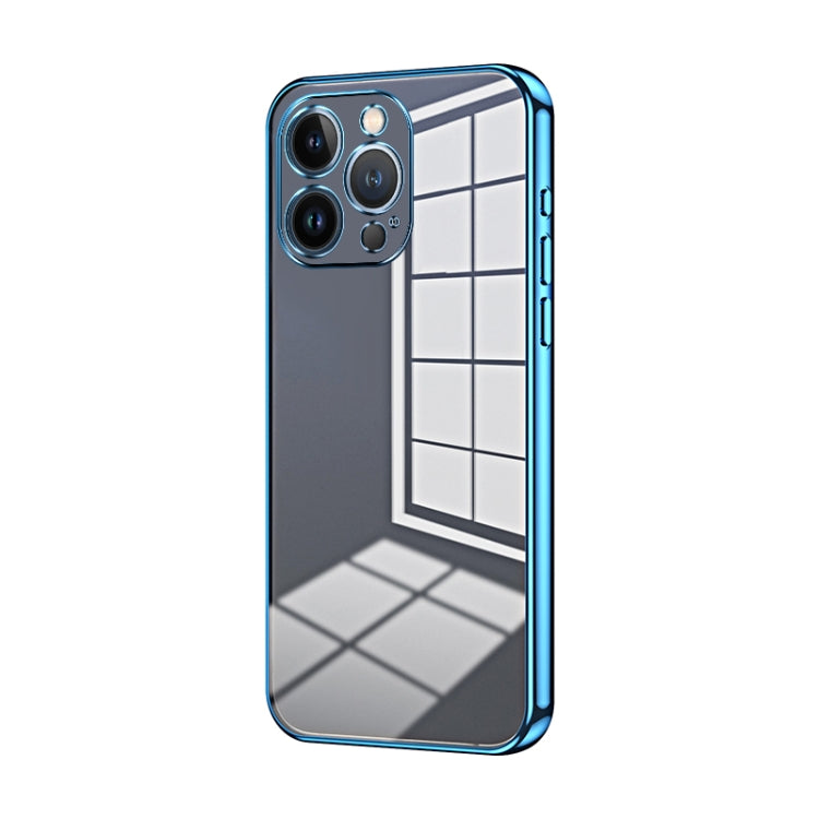 Transparent Plating Fine Hole Phone Case, For iPhone 13 Pro Max, For iPhone 13 Pro, For iPhone 13, For iPhone 12, For iPhone 12 Pro Max, For iPhone 12 Pro