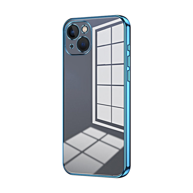 Transparent Plating Fine Hole Phone Case, For iPhone 13 Pro Max, For iPhone 13 Pro, For iPhone 13, For iPhone 12, For iPhone 12 Pro Max, For iPhone 12 Pro