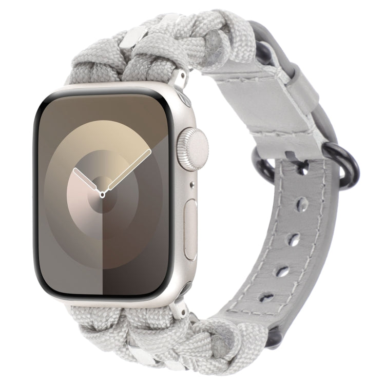 パラコード 本革ウォッチバンド、Apple Watch 42mm用、Apple Watch 38mm用