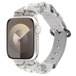 パラコード 本革ウォッチバンド、Apple Watch 42mm用、Apple Watch 38mm用