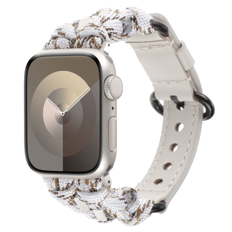 パラコード 本革ウォッチバンド、Apple Watch 42mm用、Apple Watch 38mm用