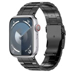 セーフティバックル 台形 チタン鋼ウォッチバンド、Apple Watch 42mm用、Apple Watch 38mm用