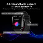 2.01インチ ミラネーゼスチールストラップ Bluetooth通話スマートウォッチ 心拍数モニタリング対応 / 非侵襲血糖測定、ミラネーゼスチールストラップ ゴールド