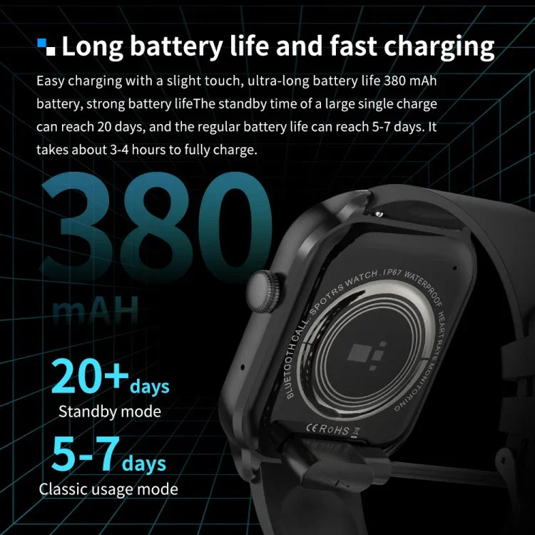 2.01インチ ミラネーゼスチールストラップ Bluetooth通話スマートウォッチ 心拍数モニタリング対応 / 非侵襲血糖測定、ミラネーゼスチールストラップ ゴールド