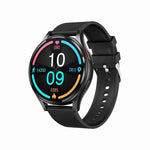 1.43インチ シリコンストラップ Bluetooth通話スマートウォッチ ECG対応 / 非侵襲血糖測定、シリコンストラップ ブラック、シリコンストラップ ライトイエロー