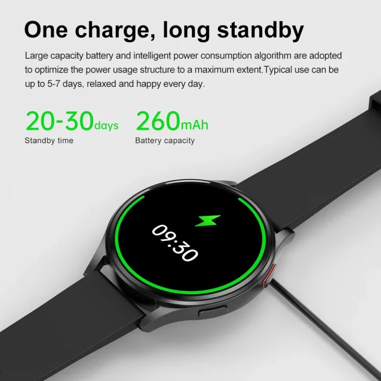 1.43インチ シリコンストラップ Bluetooth通話スマートウォッチ ECG対応 / 非侵襲血糖測定、シリコンストラップ ブラック、シリコンストラップ ライトイエロー