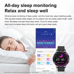 1.43インチ レザーストラップ Bluetooth通話スマートウォッチ ECG対応 / 非侵襲血糖測定、レザーストラップ ブラック、レザーストラップ ブラウン