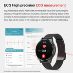 1.43インチ レザーストラップ Bluetooth通話スマートウォッチ ECG対応 / 非侵襲血糖測定、レザーストラップ ブラック、レザーストラップ ブラウン