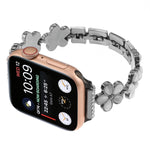 5枚花びらの花 亜鉛合金チェーンウォッチバンド、Apple Watch 42mm用、Apple Watch 38mm用