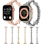 5枚花びらの花 亜鉛合金チェーンウォッチバンド、Apple Watch 42mm用、Apple Watch 38mm用