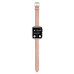 スリム クロコダイルレザーウォッチバンド、Apple Watch 42mm用、Apple Watch 38mm用