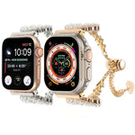 パールラウンド 亜鉛合金チェーンメタルウォッチバンド、Apple Watch 42mm用、Apple Watch 38mm用