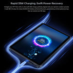 OUKITEL RT7 TITAN 5G ネットワーク IP68/IP69K 耐衝撃タブレット、10.1インチ Android 15 MediaTek Dimensity 7050 オクタコア デュアルSIM対応、EUプラグ、RT7 5G 12GB+512GB