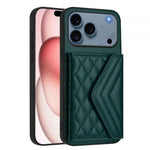 ひし形テクスチャーカードバッグ RFID スマホケース 長いストラップ付き、iPhone 17 Pro Max 用、iPhone 17 Pro 用、iPhone 17 用、iPhone Air 用、iPhone 16 Pro Max 用、iPhone 16 Pro 用、iPhone 16 Plus 用、iPhone 16 用