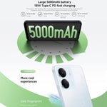 Xiaomi Redmi 13C 5G、6.74インチ MIUI 14 MediaTek Dimensity 6100+ オクタコア 2.2GHz、NFC、ネットワーク：5G、Google Play非対応、6GB+128GB