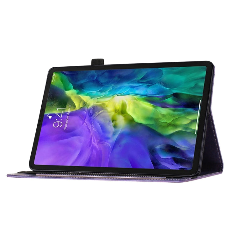 蝶の猫型エンボスレザータブレットケース、iPad Air 13 2026 / 2025 / 2024対応、iPad Air 11 2026 / 2025 / 2024対応、iPad Pro 13 2025 / 2024対応、iPad Pro 11 2025 / 2024対応、iPad mini 2024 / 2021対応
