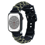 二重編みパラコードバックルウォッチバンド、Apple Watch Series 4 44mm用、Apple Watch Series 4 40mm用、Apple Watch Series 3 38mm用、Apple Watch Series 3 42mm用、Apple Watch Series 2 42mm用、Apple Watch Series 2 38mm用、Apple Watch 42mm用