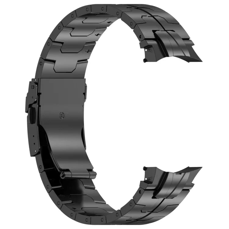 ボタンスタイルステンレススチールウォッチバンド、Samsung Galaxy Watch 6 / 6 Classic用