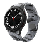 サッカーパターンリバースバックルシリコンウォッチバンド、Samsung Galaxy Watch 6 / 6 Classic用