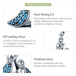 S925シルバー インレイブルージェム バードブレスレットアクセサリー