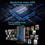 Unihertz Tank mini 1 / 8849、100MPカメラ、4.3インチ Android 13 Helio G99 オクタコア、ネットワーク：4G、Tank mini 1 8GB+256GB