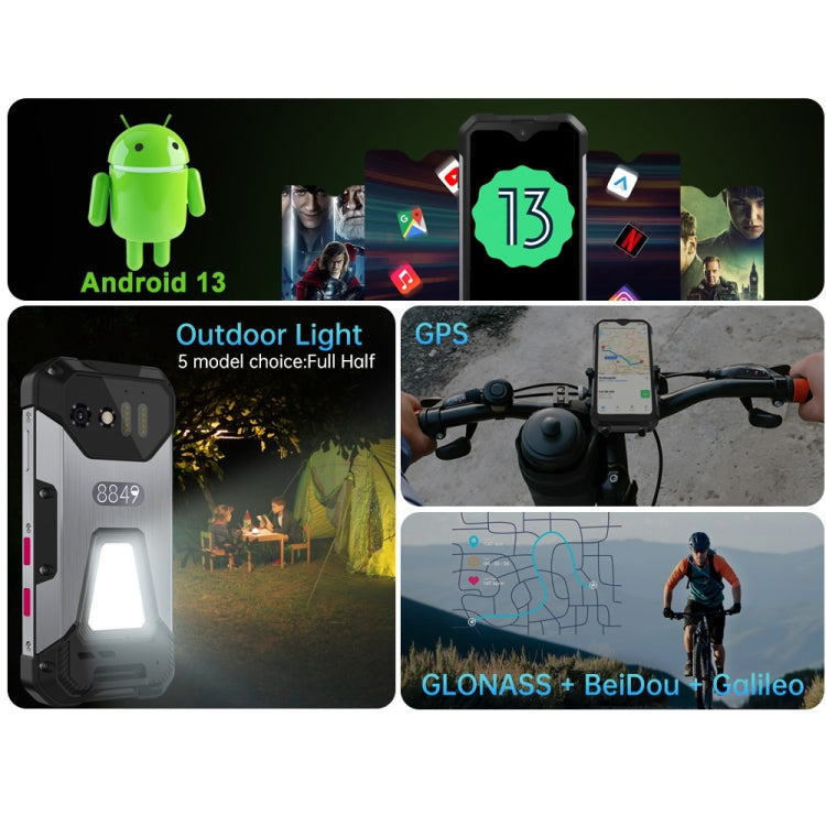 Unihertz Tank mini 1 / 8849、100MPカメラ、4.3インチ Android 13 Helio G99 オクタコア、ネットワーク：4G、Tank mini 1 8GB+256GB
