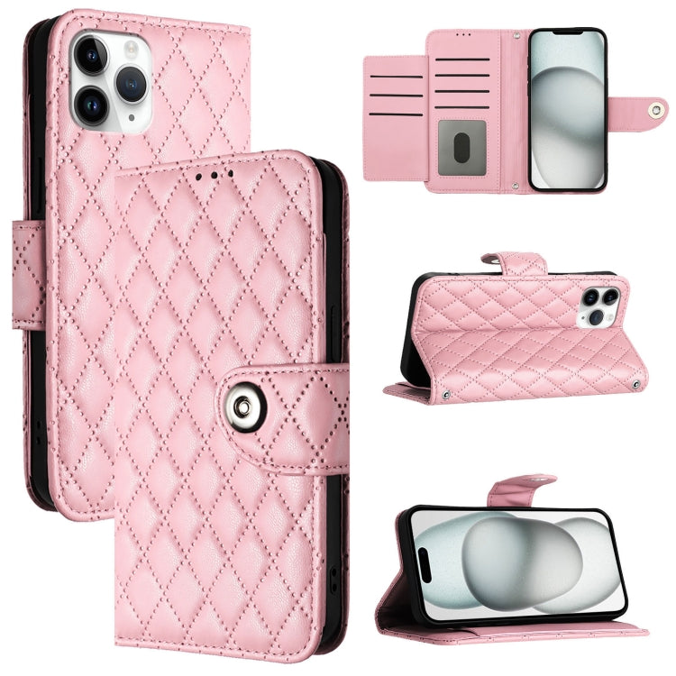 菱形テクスチャー フリップレザー電話ケース ストラップ付き、iPhone 11用、iPhone 11 Pro用、iPhone XS / X用、iPhone XR用、iPhone XS Max用、iPhone 8 Plus / 7 Plus / 6s Plus用