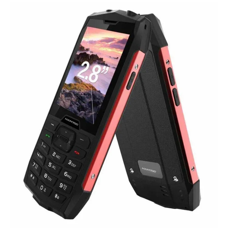 HAMTOD H3 頑丈スマホ、2.8インチ T107 ARM CortexTM A7 クアッドコア 1.0GHz、ネットワーク：4G、VoLTE、BT、SOS、EU版